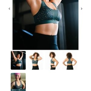 Zyia XXL Pine Leopard Bomber Bra 2 BR